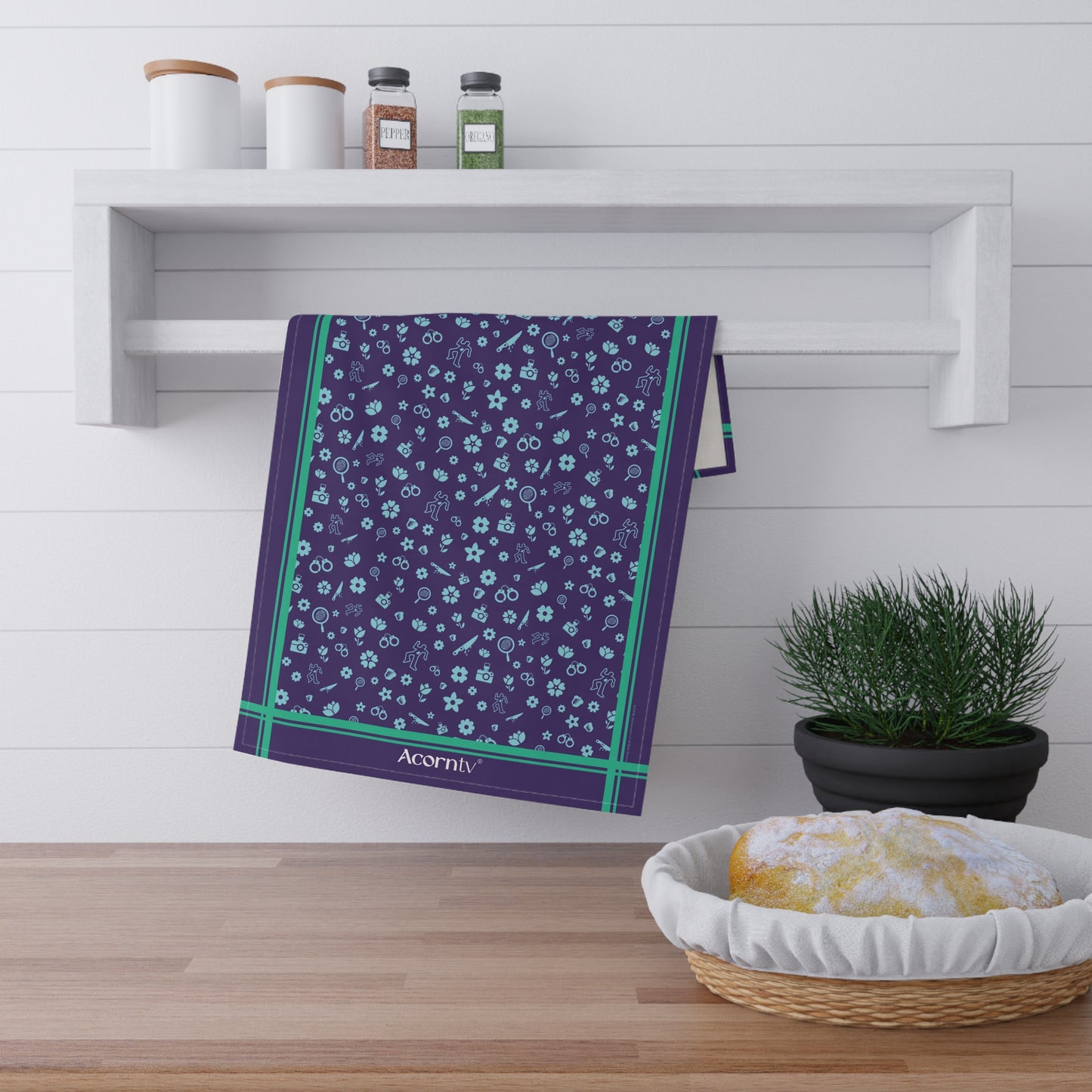 Acorn TV Four Seasons Spring Tea Towel
