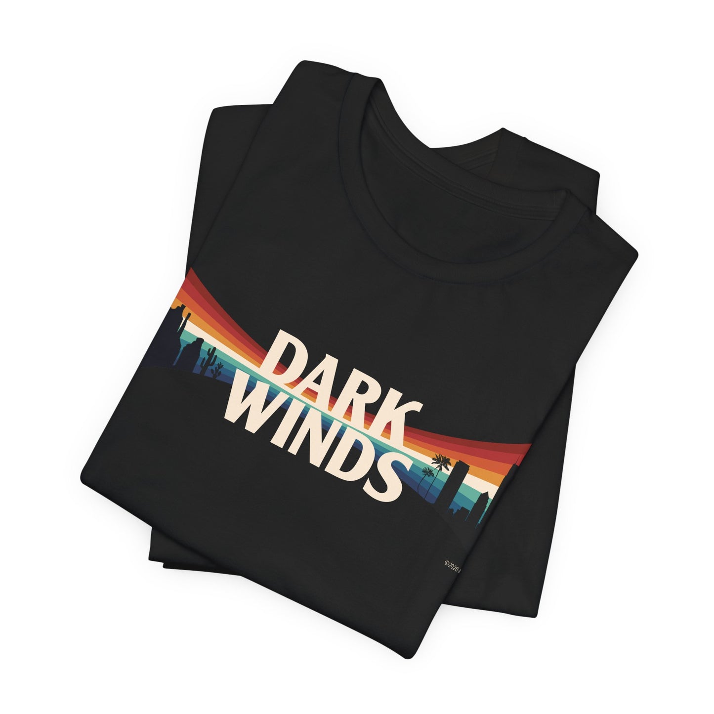 Dark Winds Retro Skyline Logo T-Shirt
