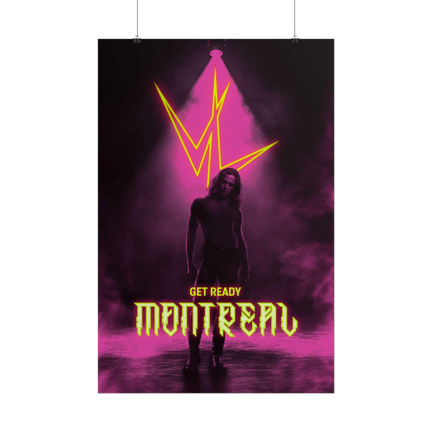 The Vampire Lestat Montreal Tour Stop Poster