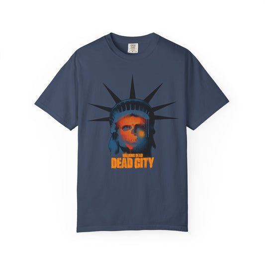Dead City Liberty Graffiti Skull T-shirt