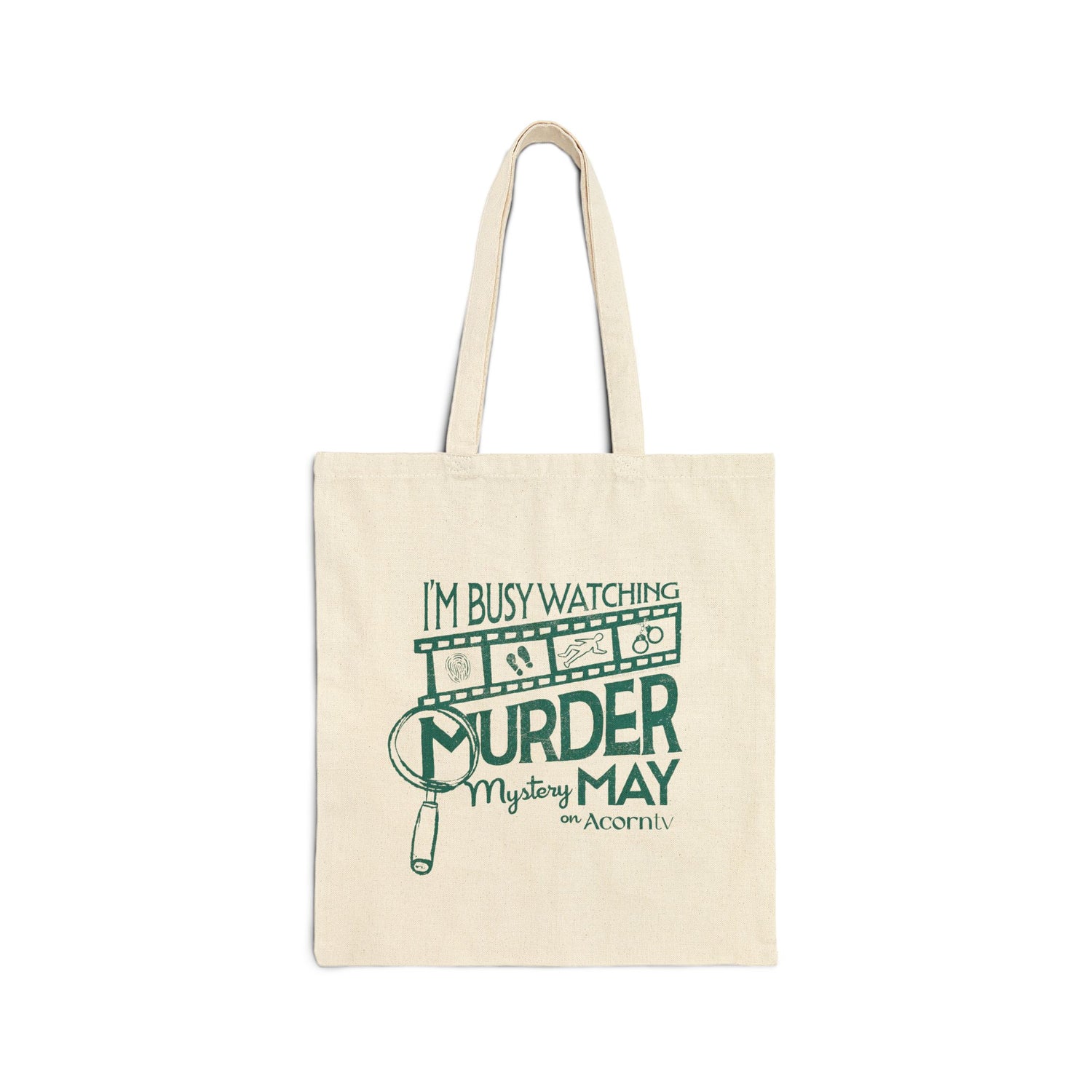 Acorn TV Murder Mystery May Tote Bag