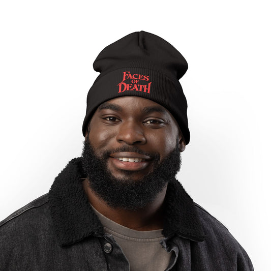 Faces of Death Embroidered Knit Beanie