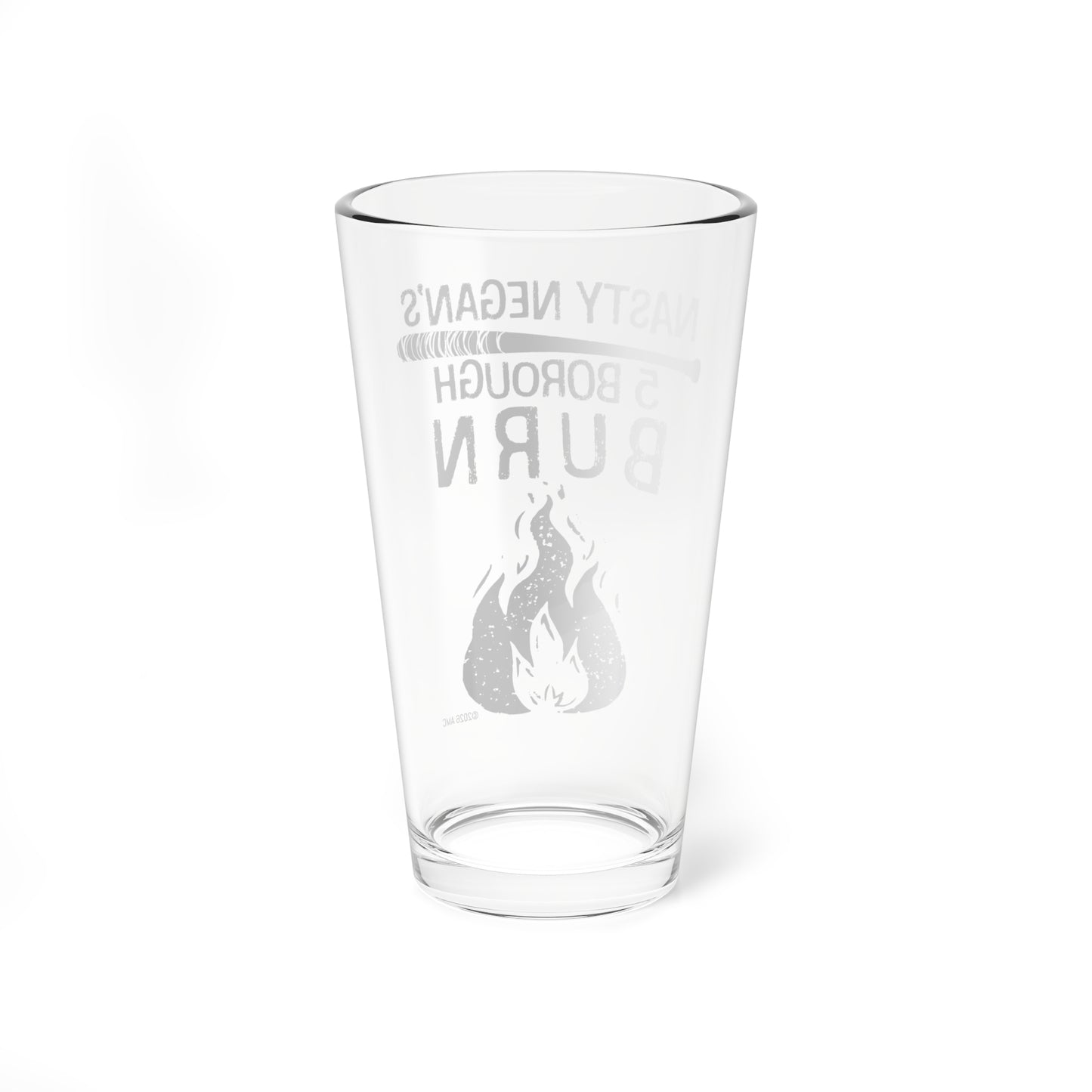 Dead City Negan's 5 Borough Burn Pint Glass