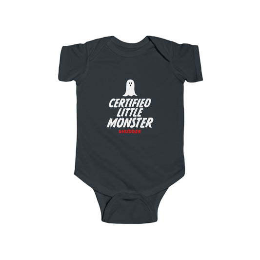 Shudder Certified Little Monster Ghost Baby Onesie