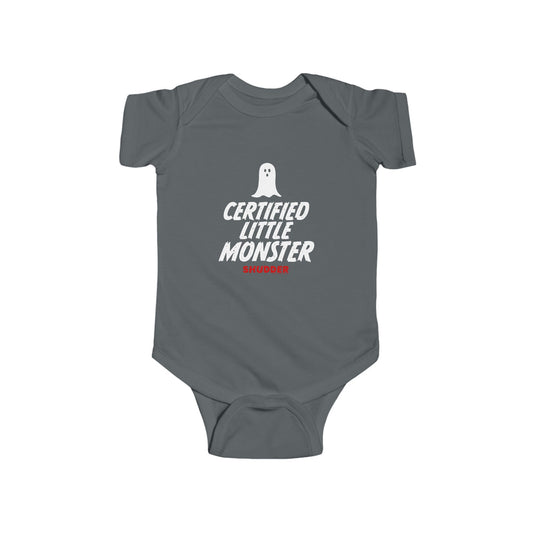Shudder Certified Little Monster Ghost Baby Onesie
