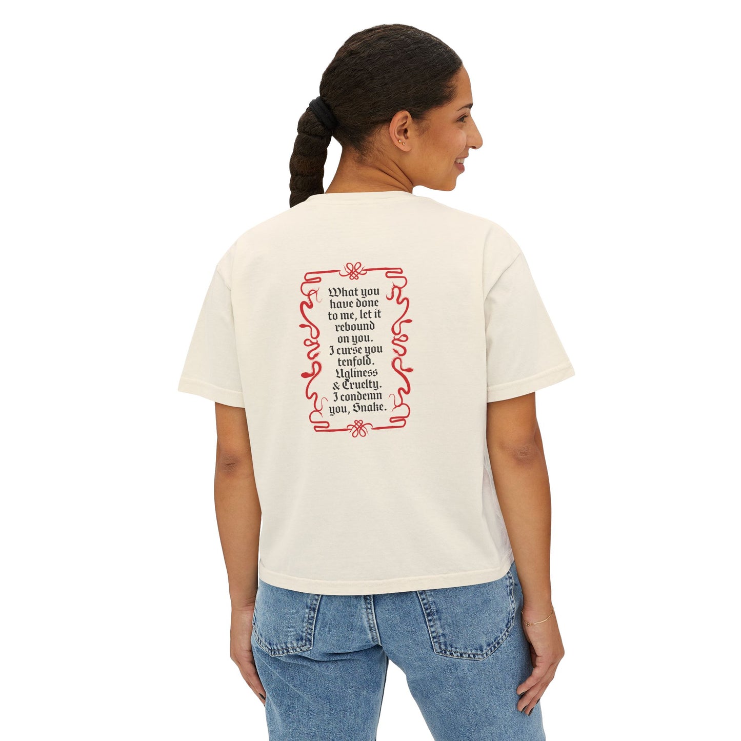 Forbidden Fruits Apple's Hex Boxy Tee