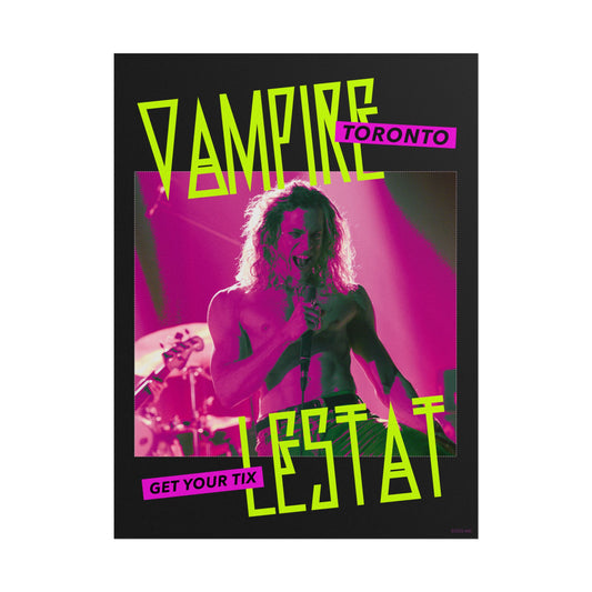 The Vampire Lestat Toronto Tour Stop Poster