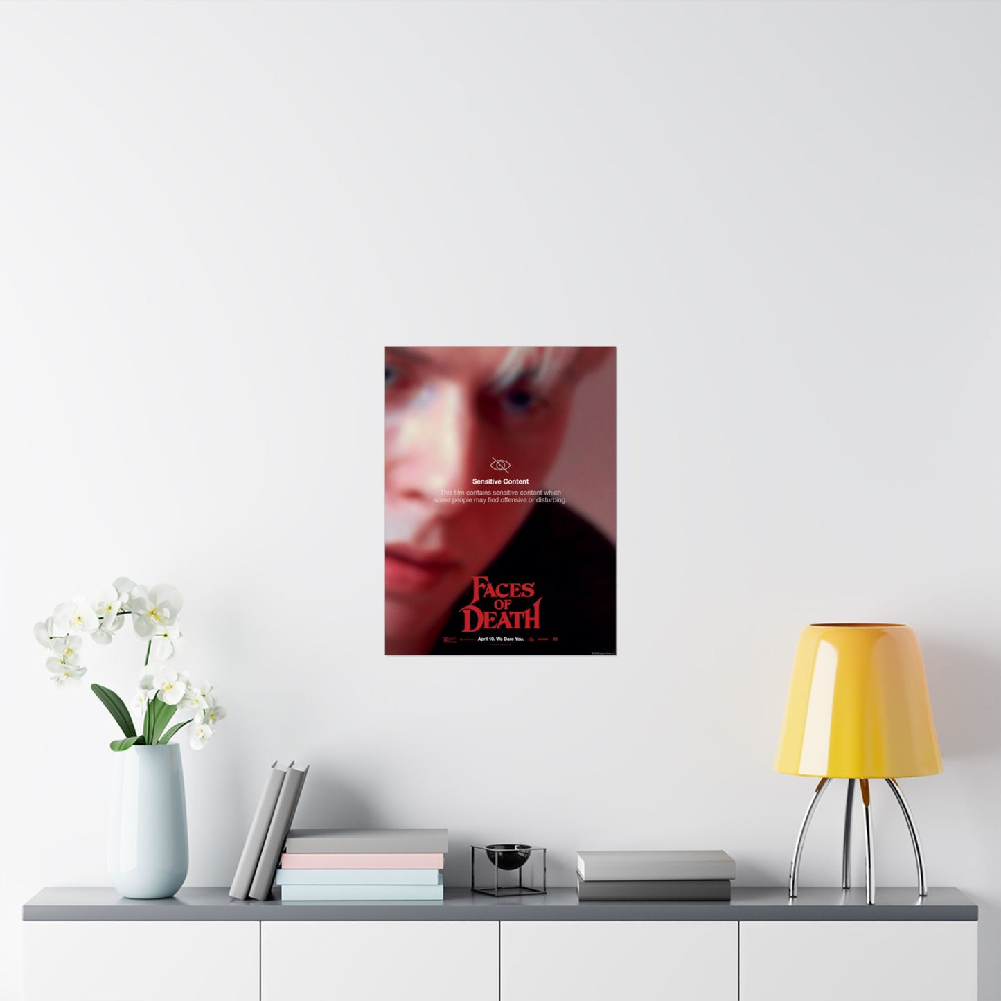 Faces of Death “Sensitive Content Warning” Ryan Key Art Poster