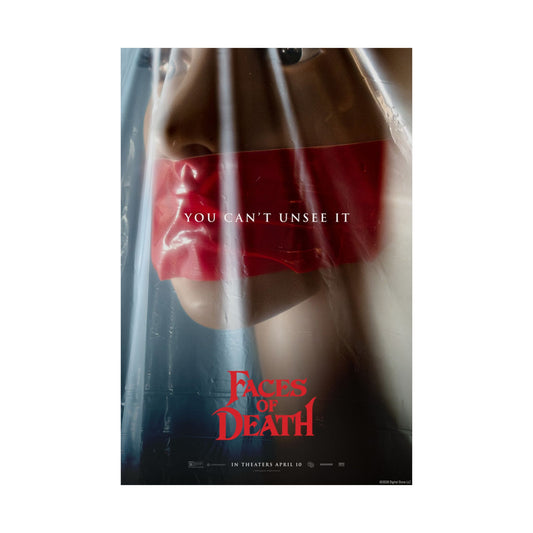 Faces of Death Close-Up Mannequin Key Art Poster
