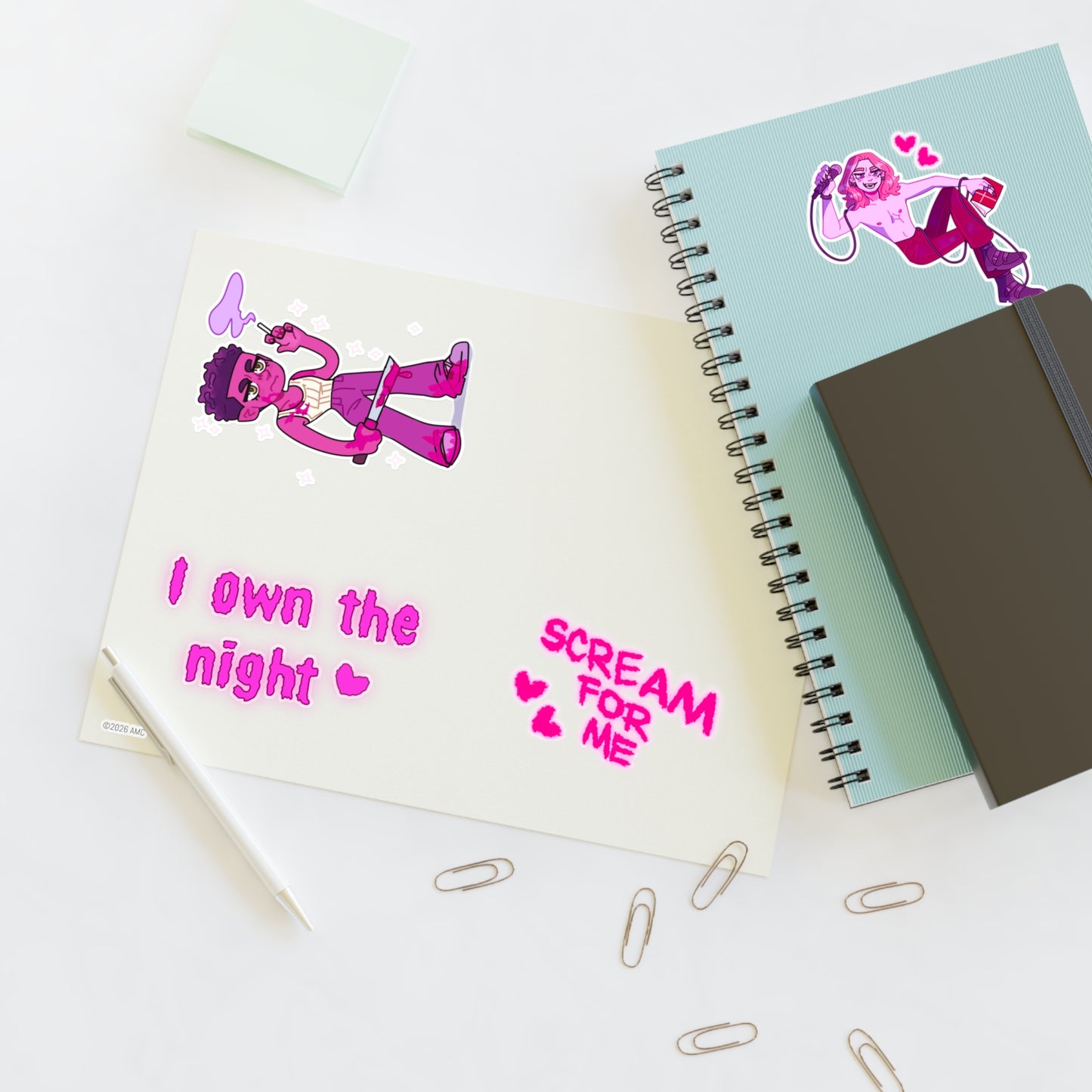 Interview With The Vampire x Very Merry Mart Louis & Lestat Sticker Sheets