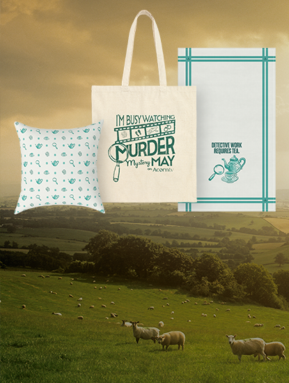 <p><strong>Murder Mystery May Merch</strong></p><p><strong>Is Finally Here!</strong></p>