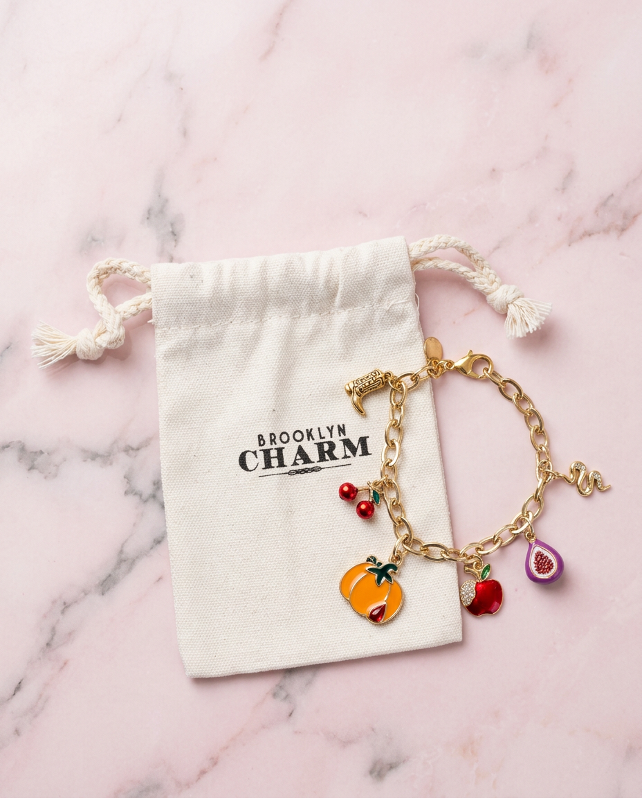 Forbidden Fruits X Brooklyn Charm 6 Charm Bracelet