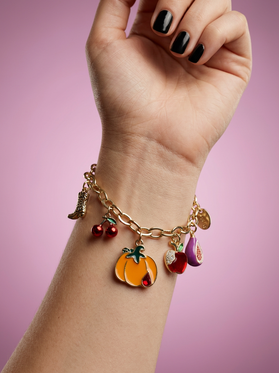 Forbidden Fruits X Brooklyn Charm 6 Charm Bracelet