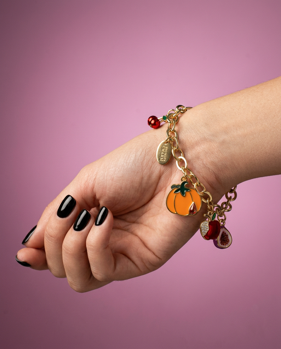 Forbidden Fruits X Brooklyn Charm 4 Charm Bracelet