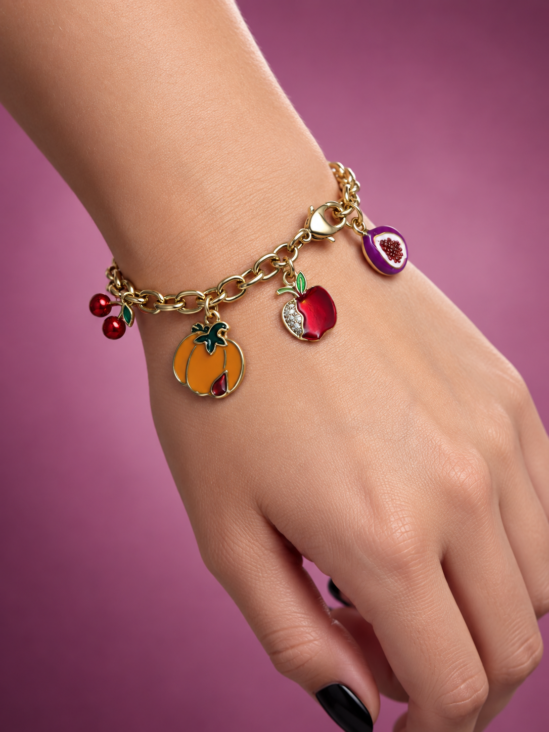 Forbidden Fruits X Brooklyn Charm 4 Charm Bracelet