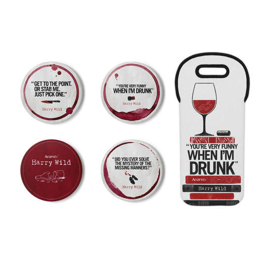 The Harry Wild Wine Tote and Coaster Bundle