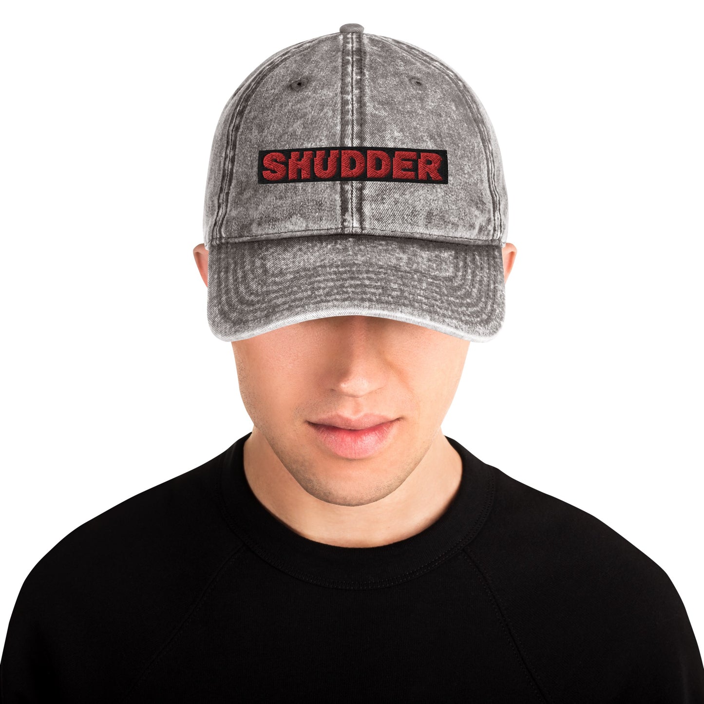 Shudder Logo Embroidered Vintage Hat