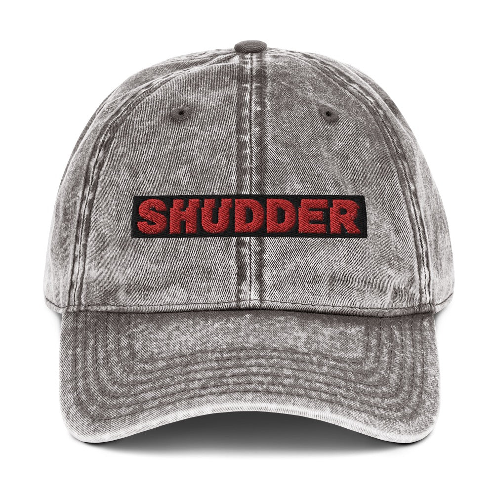 Shudder Logo Embroidered Vintage Hat