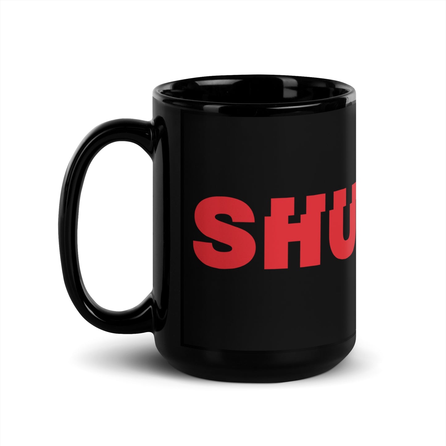 Shudder Logo Black Mug