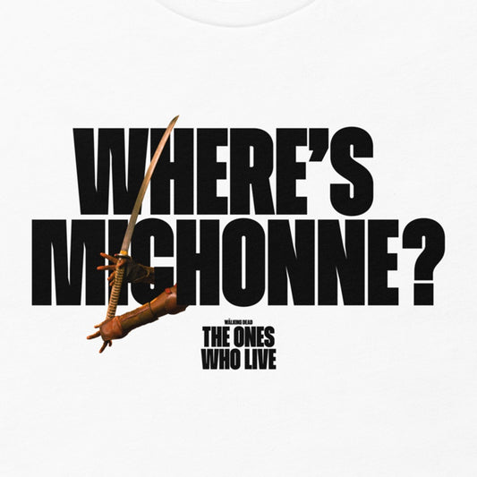The Walking Dead Where's Michonne? Katana Adult T-shirt