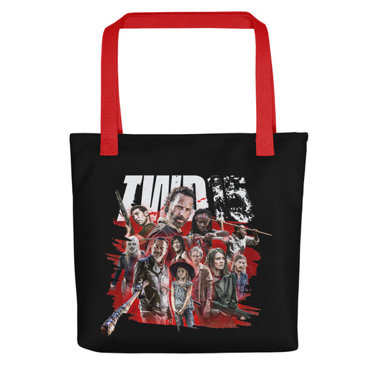 The Walking Dead Tote Bag 15th Anniversary Character Mashup