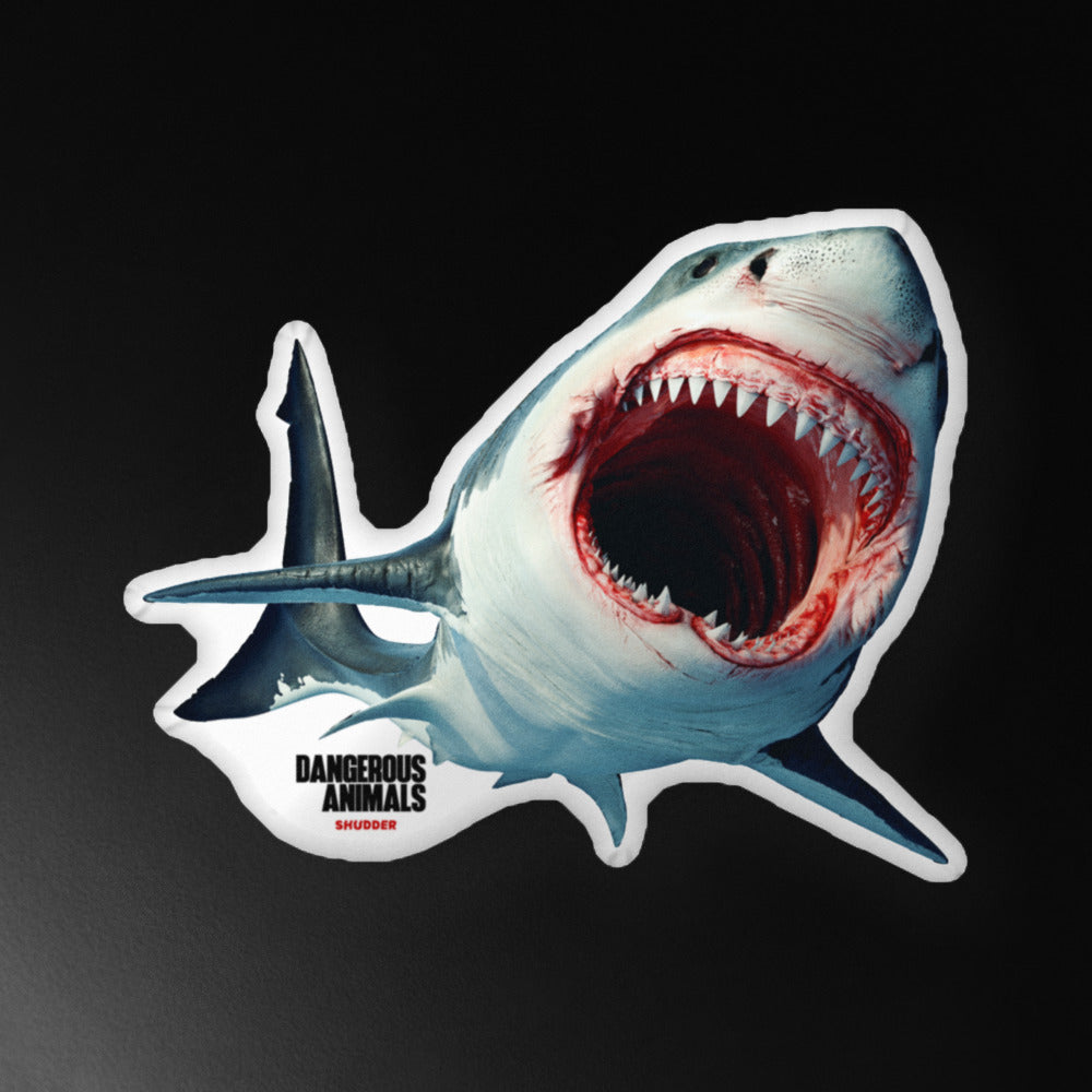 Shudder 10 Dangerous Animals Shark Pillow