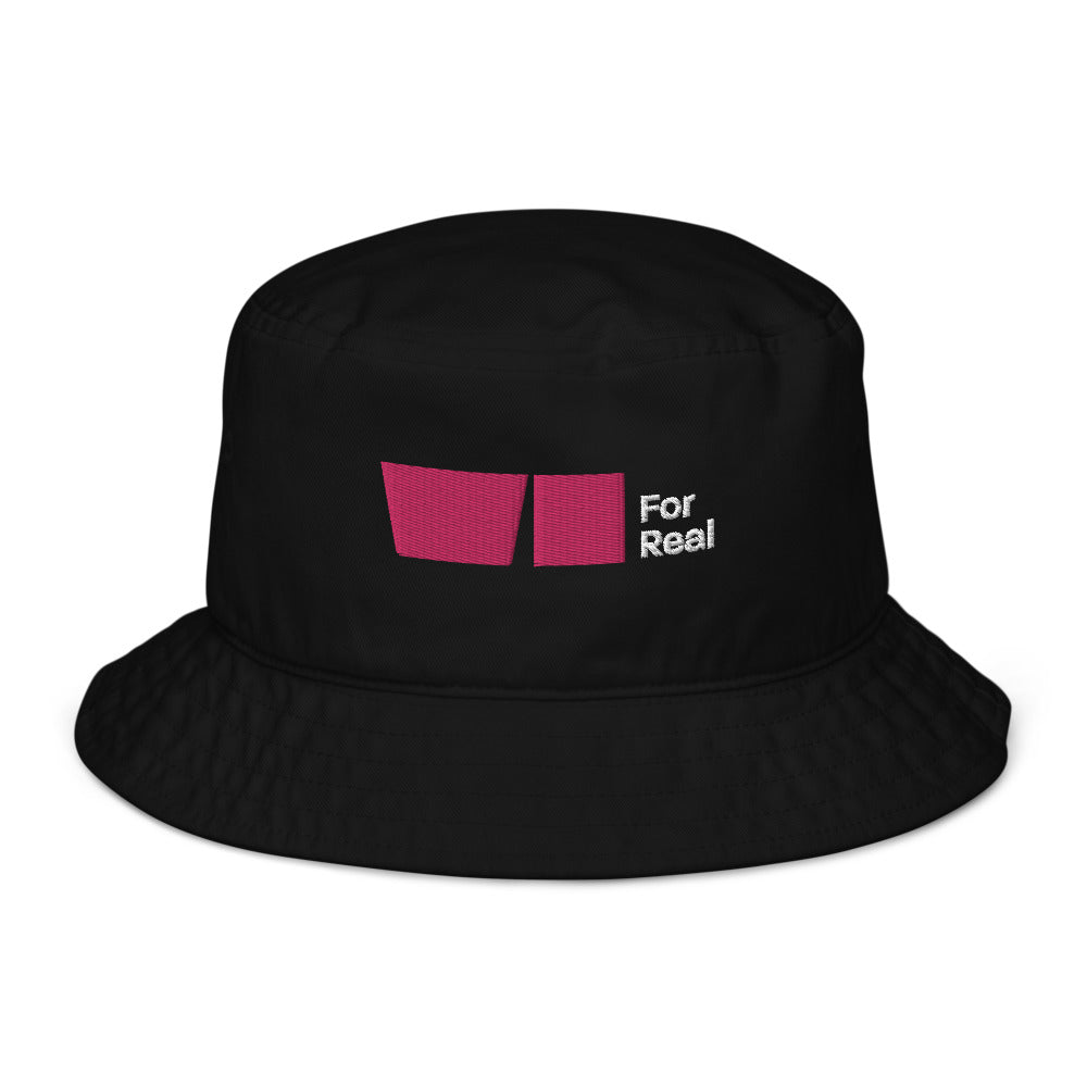 WE tv For Real Embroidered Bucket Hat