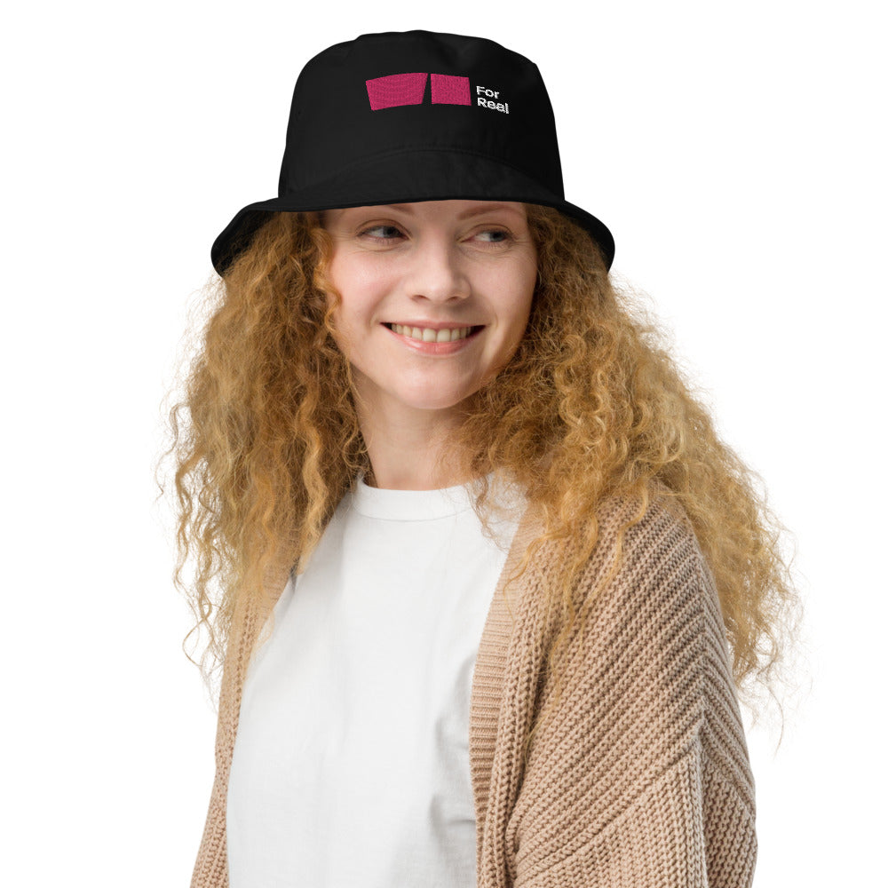 WE tv For Real Embroidered Bucket Hat