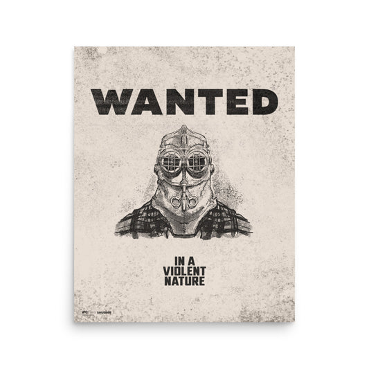 In a Violent Nature Wanted Premium Poster