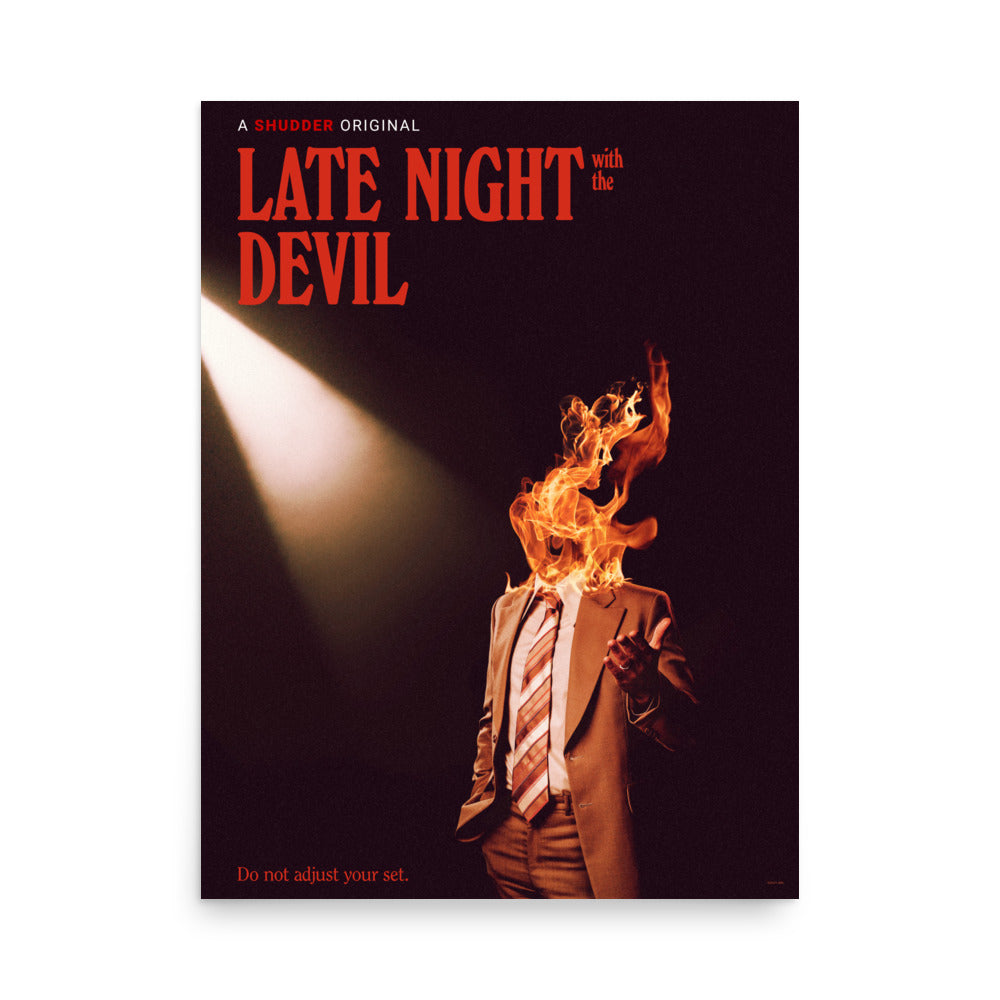 Late Night with the Devil Premium Poster