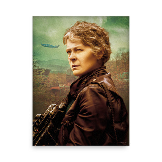 The Walking Dead: Daryl Dixon Carol French Portrait Premium Poster