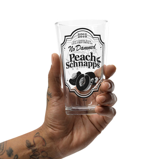 The Walking Dead Pint Glass 15th Anniversary Peach Schnapps