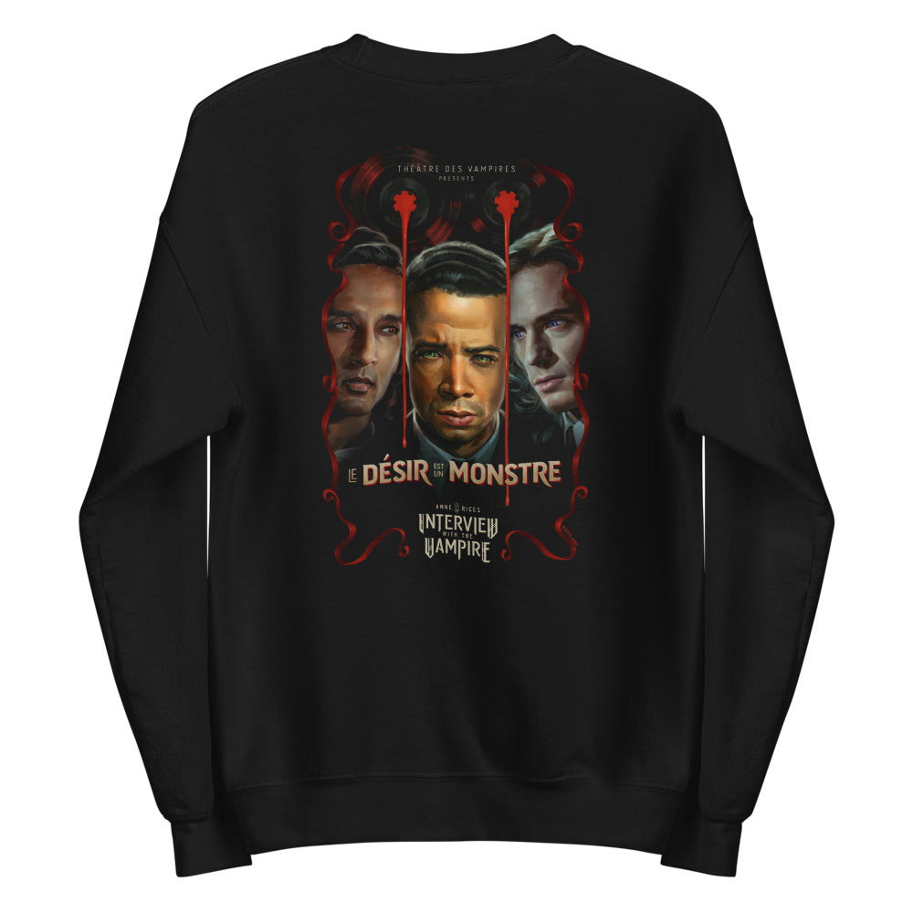 Interview with the Vampire Le Désir Crewneck Sweatshirt