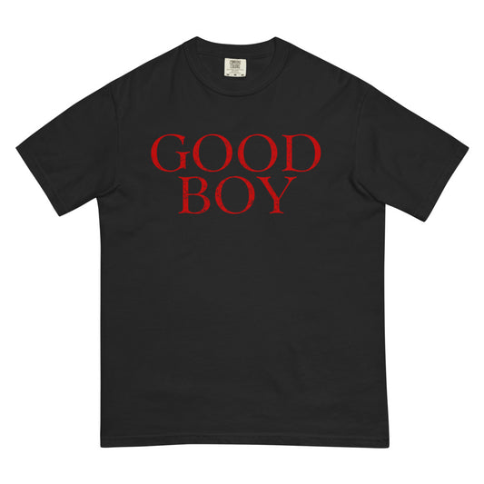 Good Boy Logo Comfort Colors T-Shirt Black