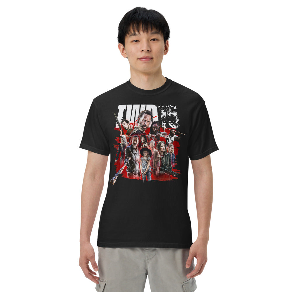 The Walking Dead 15th Anniversary Character Mashup T-Shirt