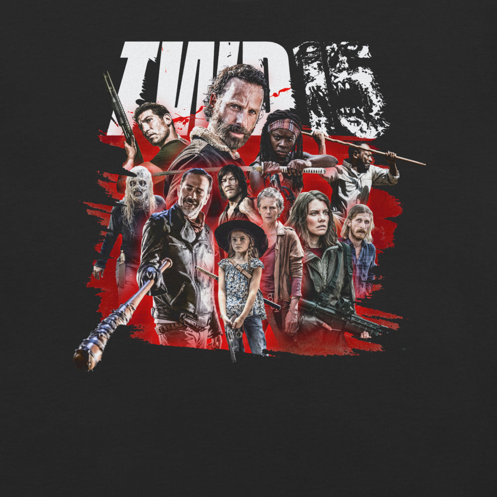 The Walking Dead 15th Anniversary Character Mashup T-Shirt
