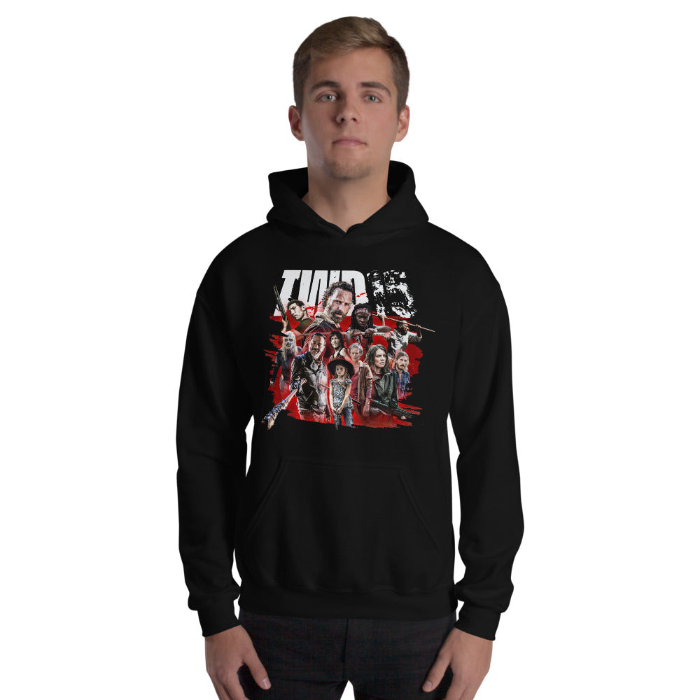 The Walking Dead Hoodie 15th Anniversary Character Mashup