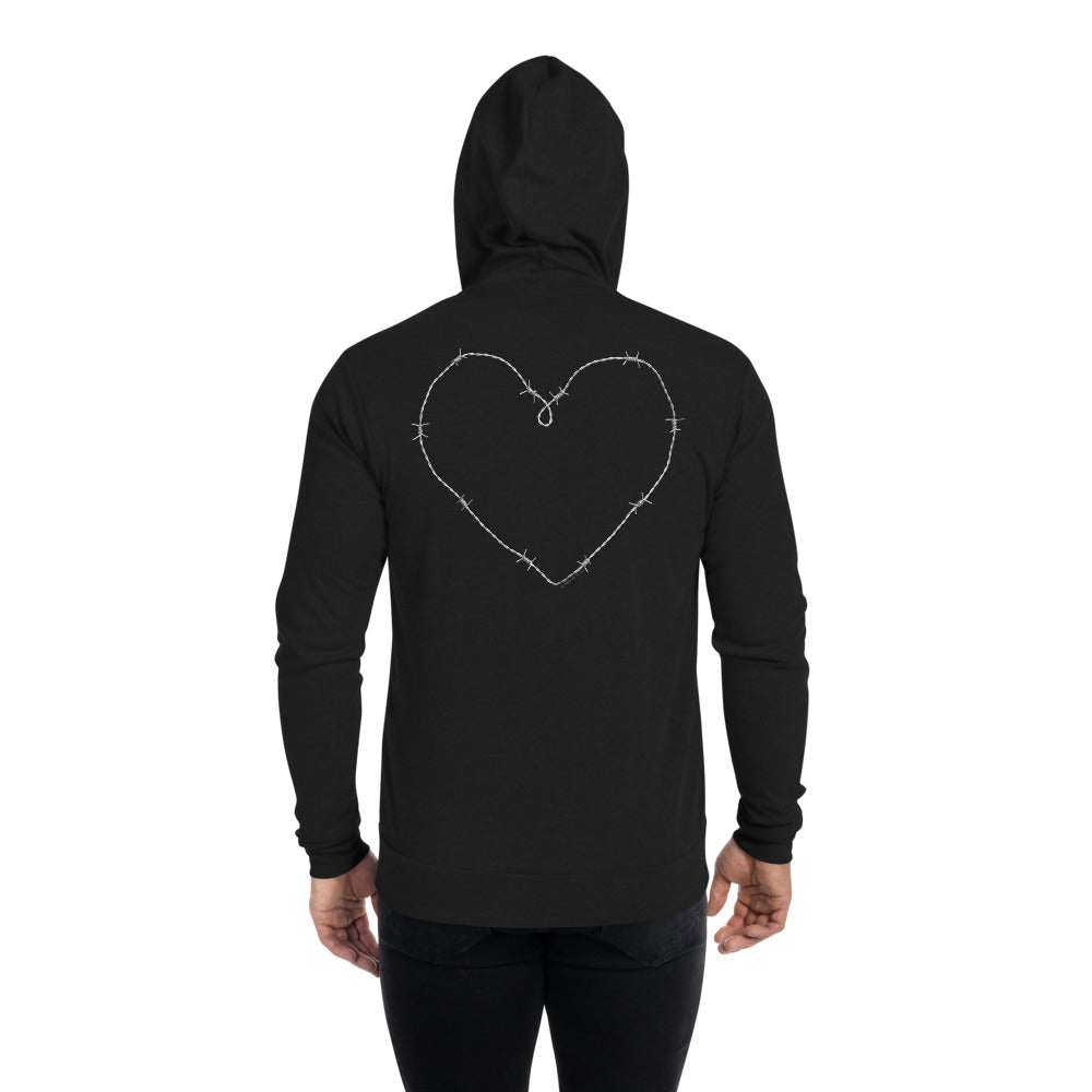 Love After Lockup Heart Zip-up Hoodie