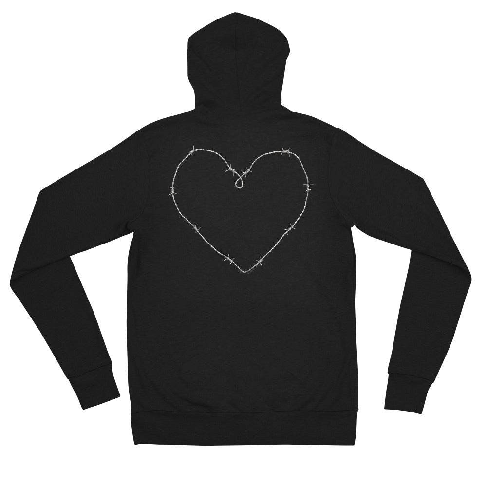 Love After Lockup Heart Zip-up Hoodie