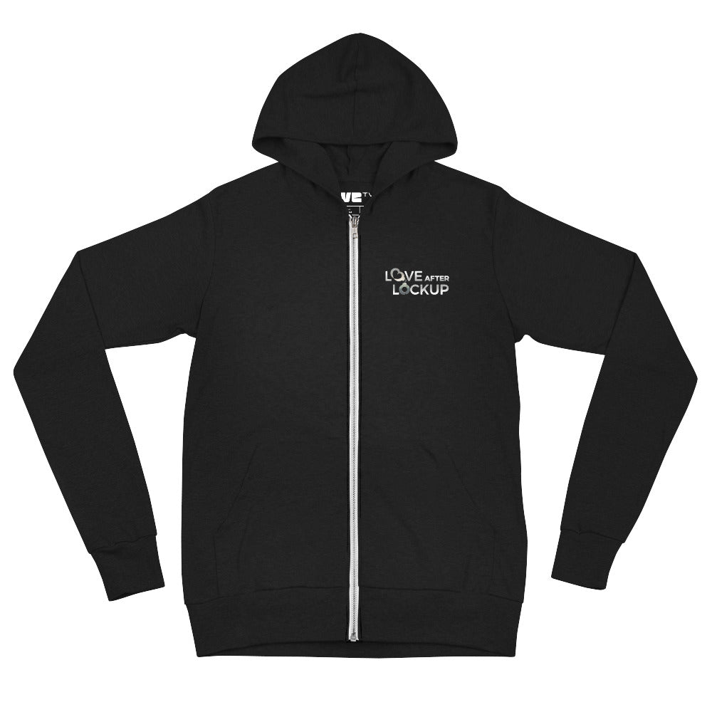 Love After Lockup Heart Zip-up Hoodie