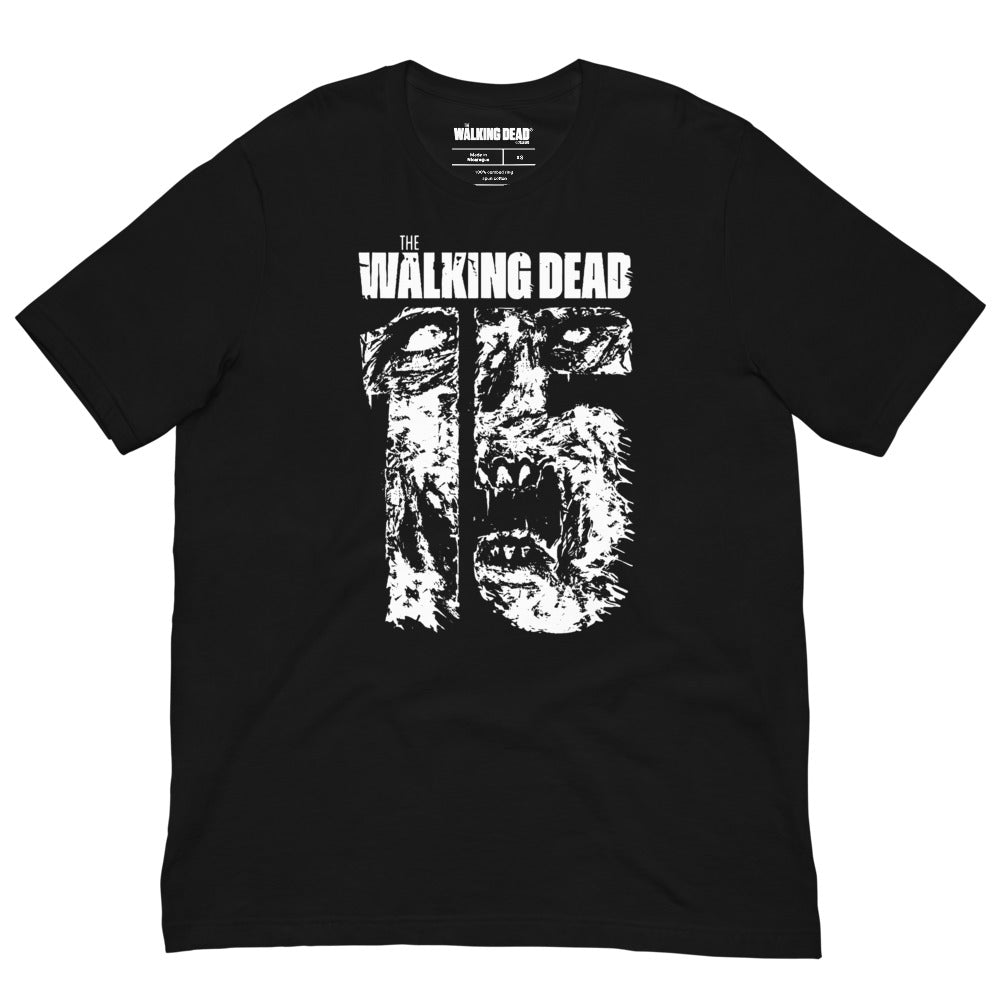 The Walking Dead T-Shirt 15th Anniversary Black