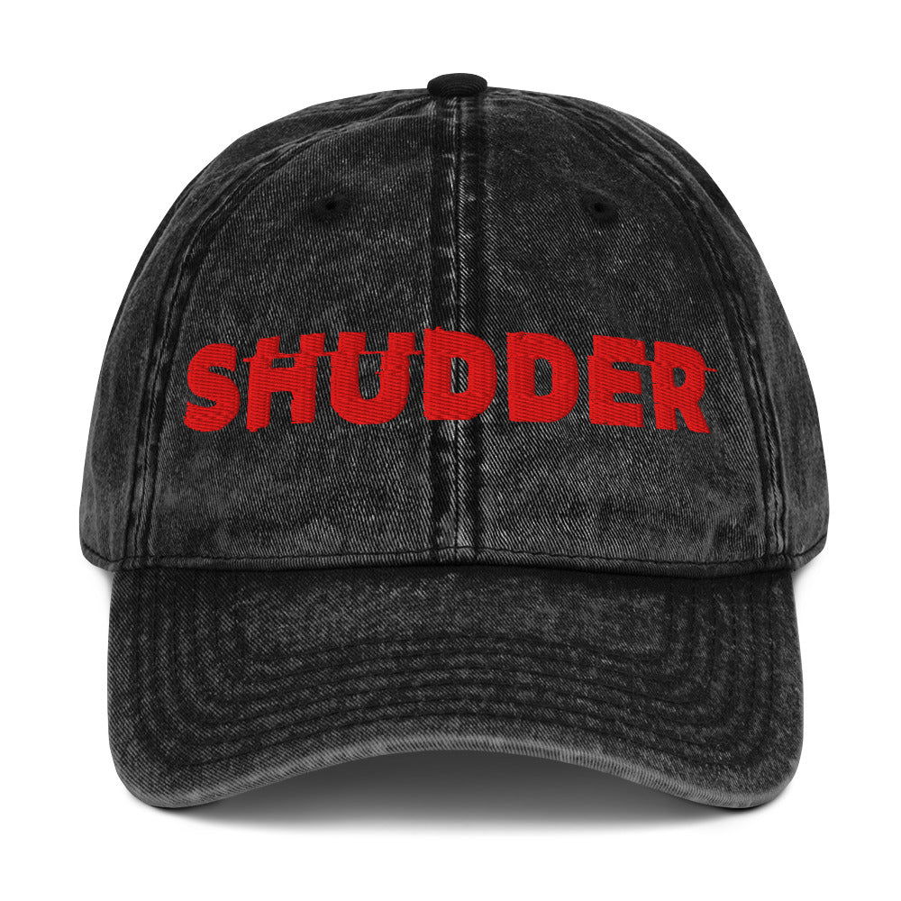 Shudder Logo Embroidered Faded Hat