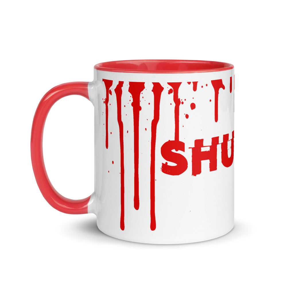 Shudder Logo Bloody Two-tone Mug