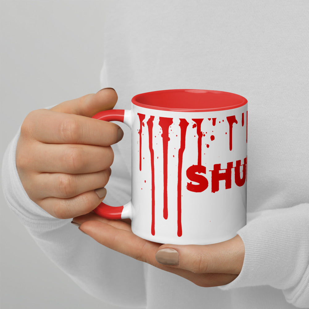 Shudder Logo Bloody Two-tone Mug