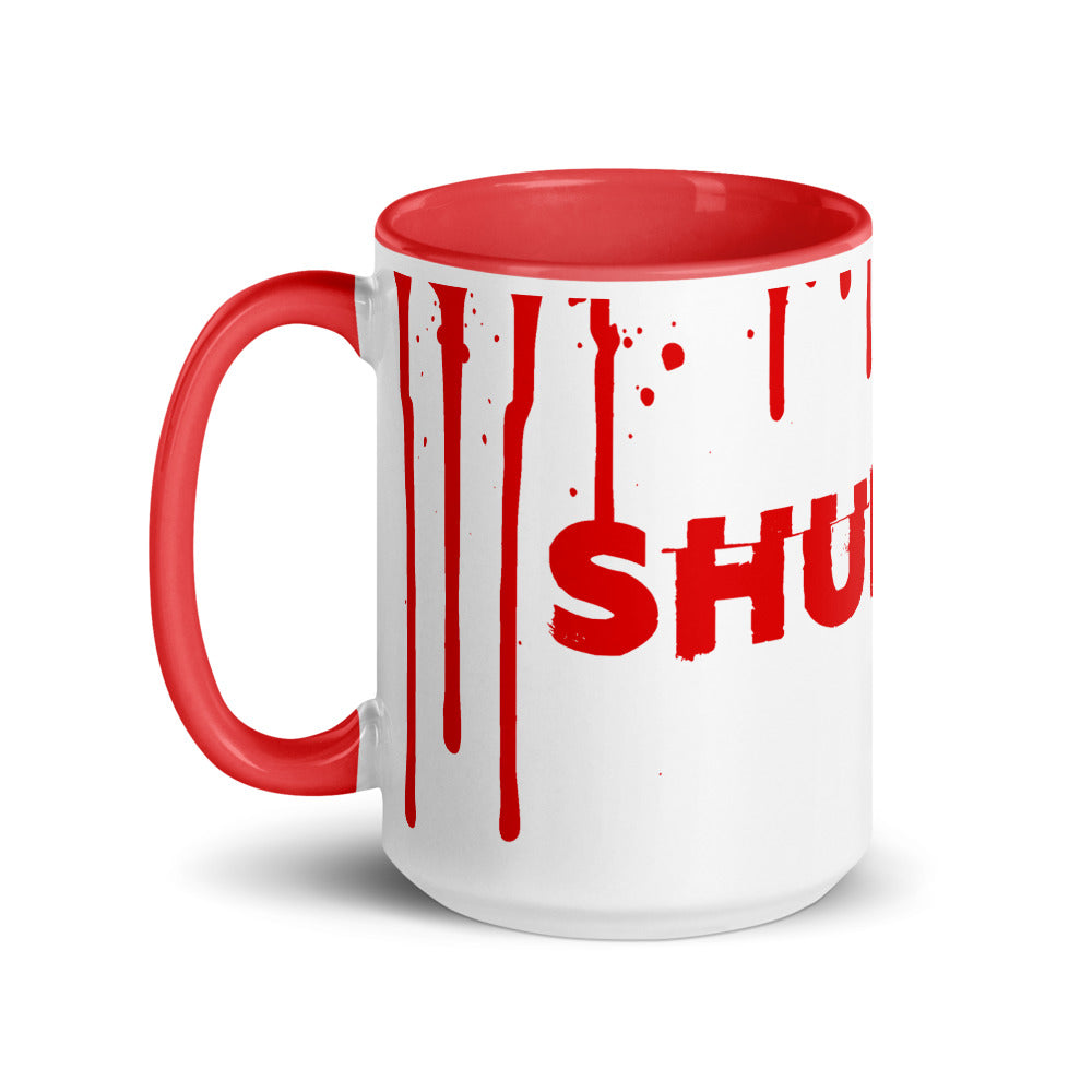 Shudder Logo Bloody Two-tone Mug