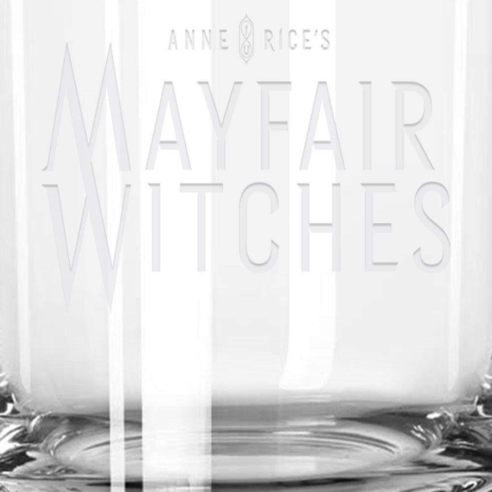 Anne Rice's Mayfair Witches Logo Laser Engraved Rocks Glass
