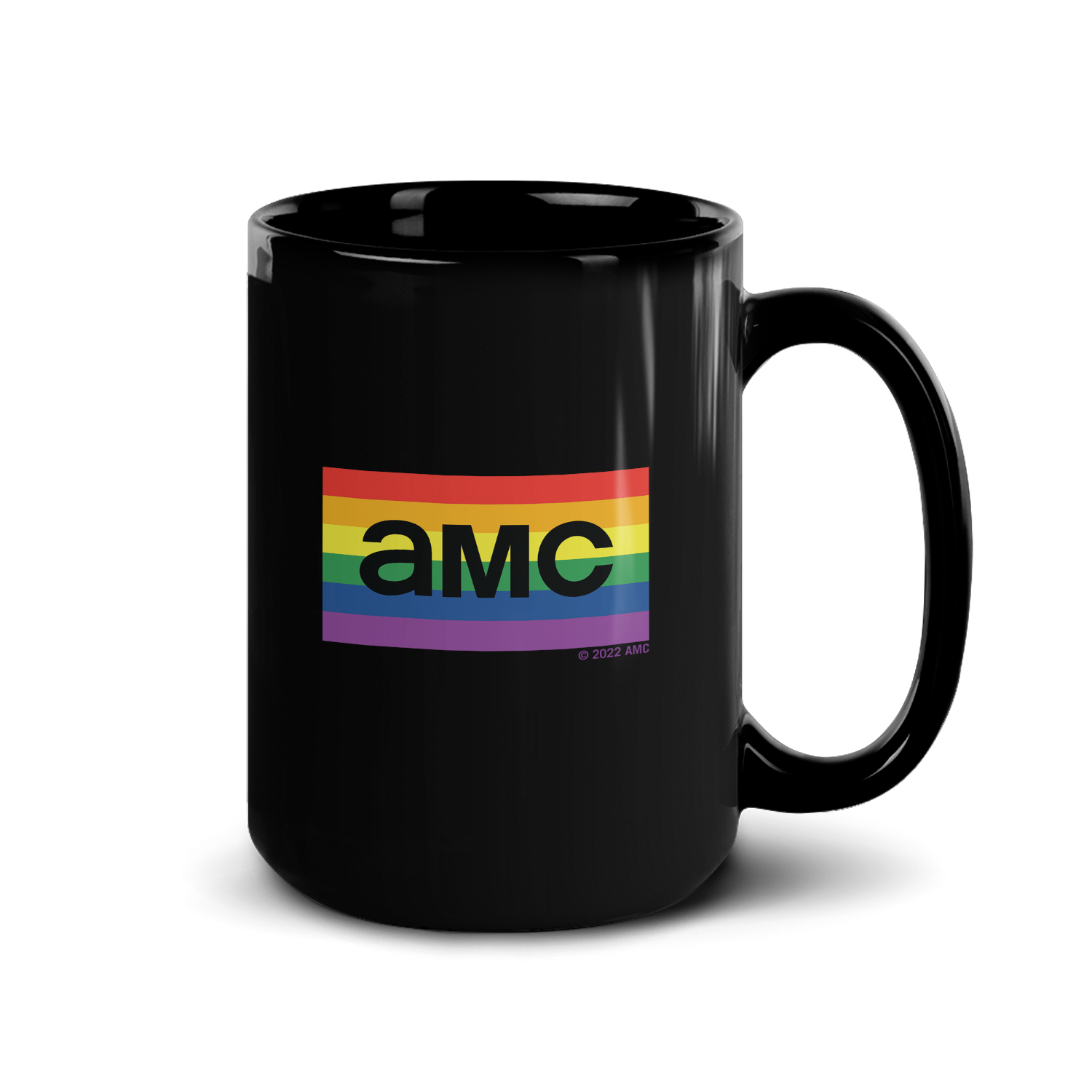 AMC Pride Logo Black Mug