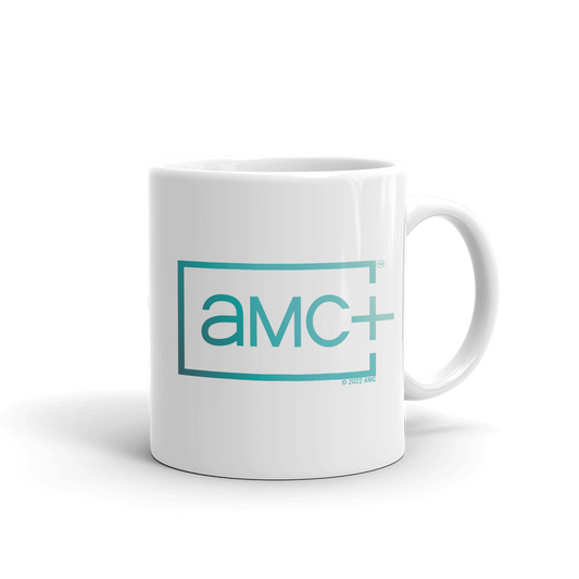AMC+ Logo White Mug