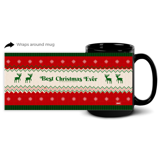 Best Christmas Ever Ugly Sweater White Mug