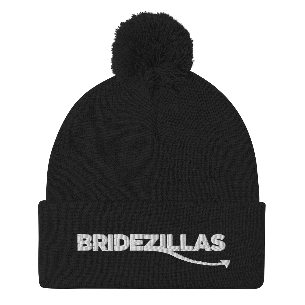 Bridezillas Logi Pom Pom Knit Beanie